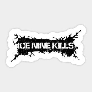 Black Distressed - Ice Nine Kill Sticker